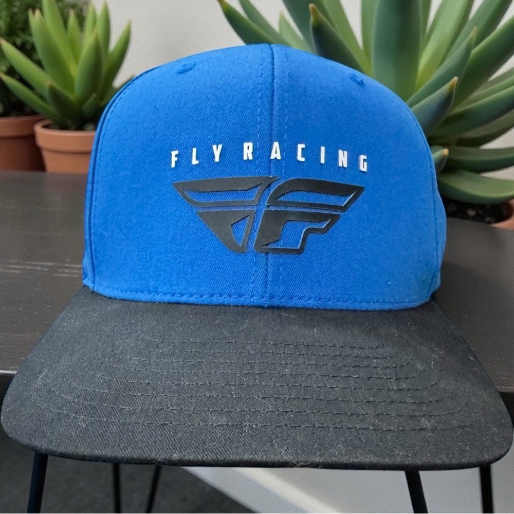 Fly Racing Blue and Black Cap